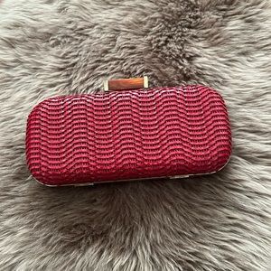 Vegan leather clutch